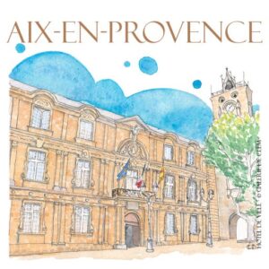 Carte Aix-en-Provence - Hôtel de Ville