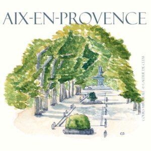 Carte Aix-en-Provence - Cours Mirabeau
