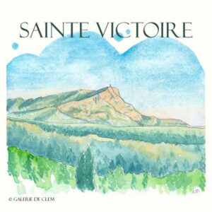 Carte Aix-en-Provence - Sainte Victoire